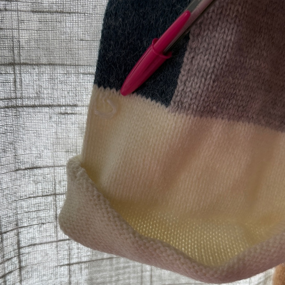 Color Block Open Front Cardigan - Picture 2 of 2